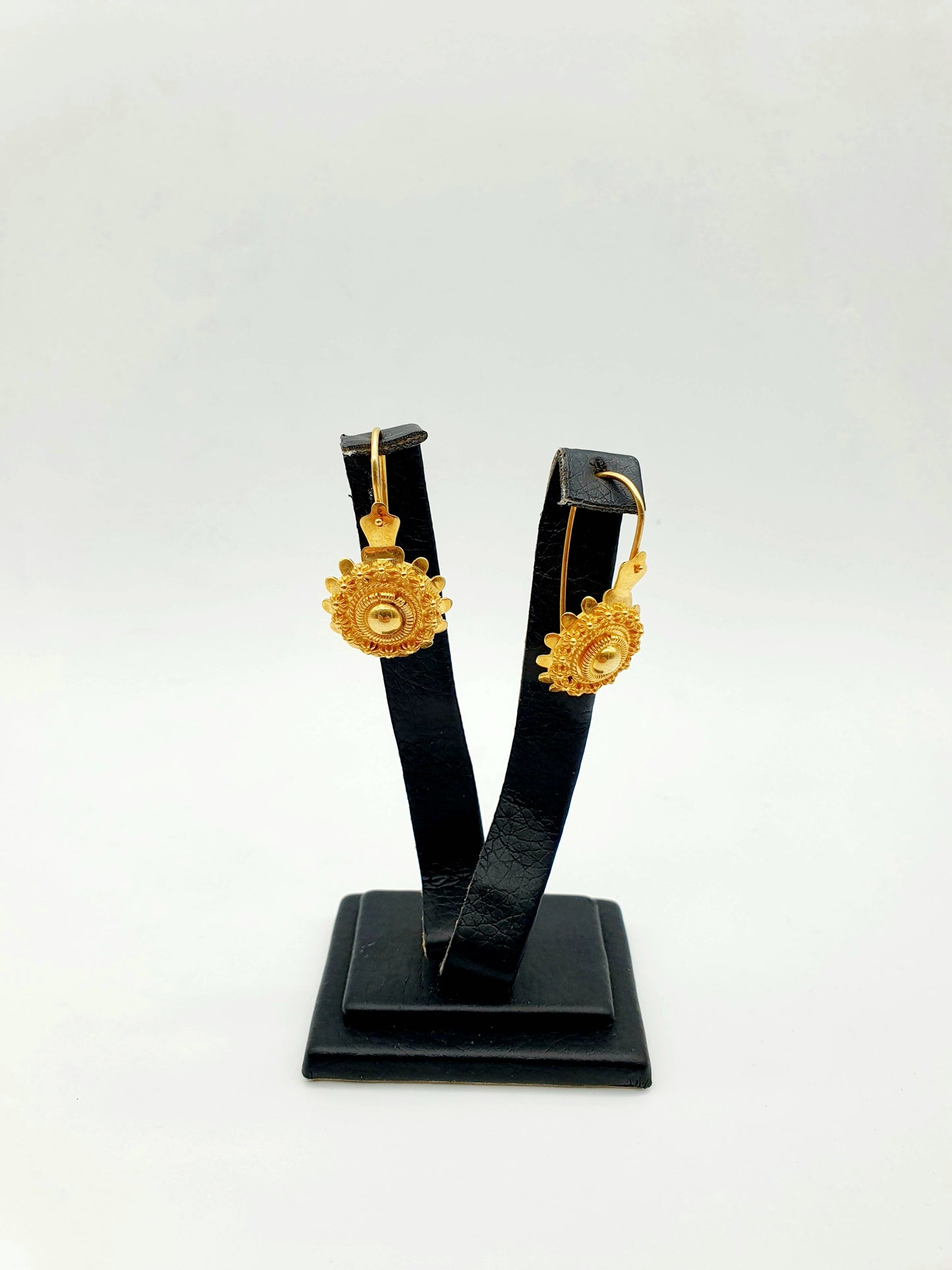 Silver 925 gilt earrings "Šibenski botuni"