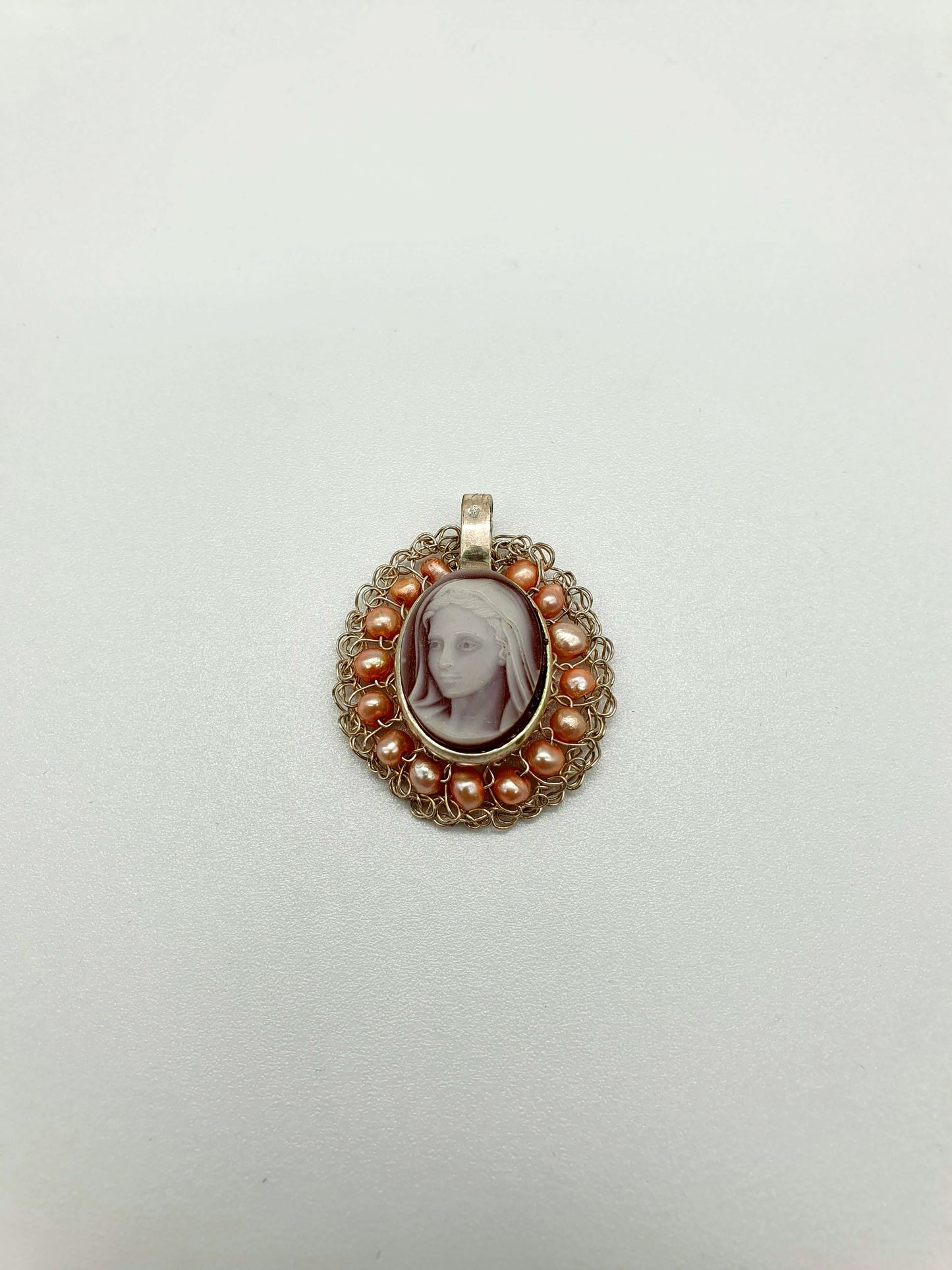 Sliver 925 pendant traditional "Queen of peace"