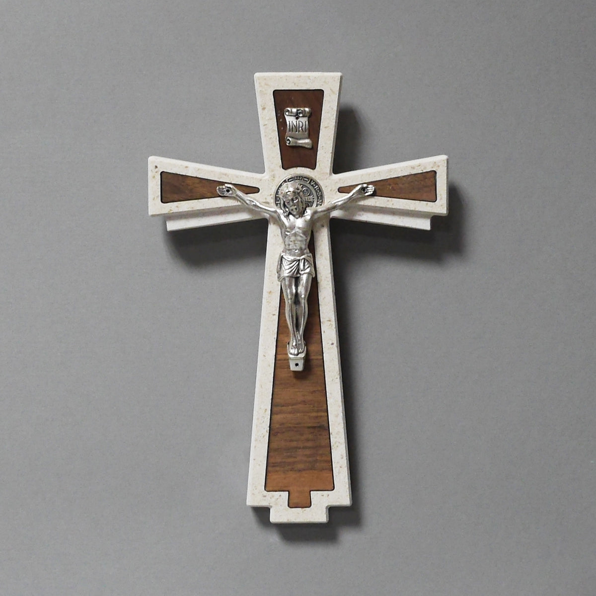 Wall cross - stone/wood
