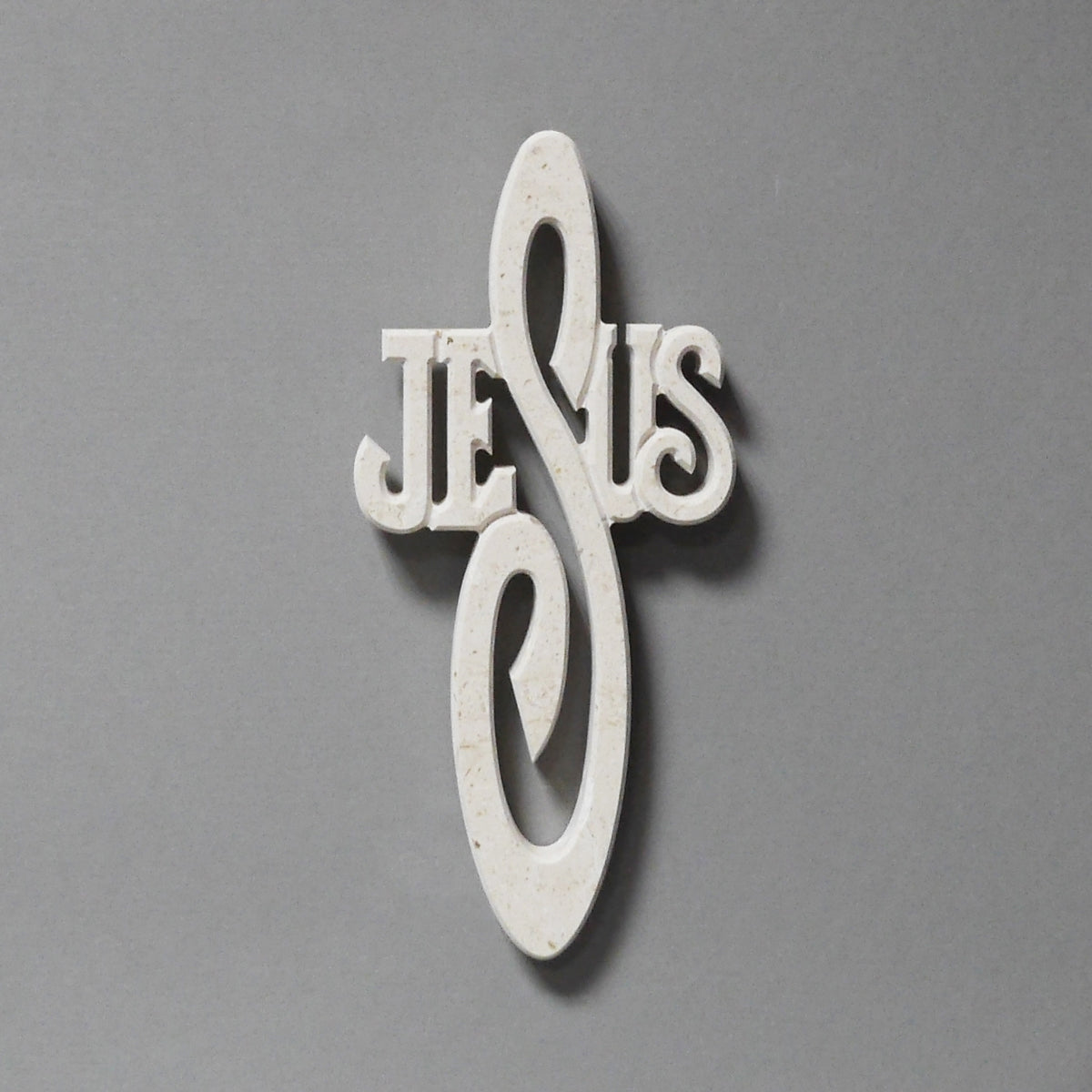 Cross wall rounded – JESUS